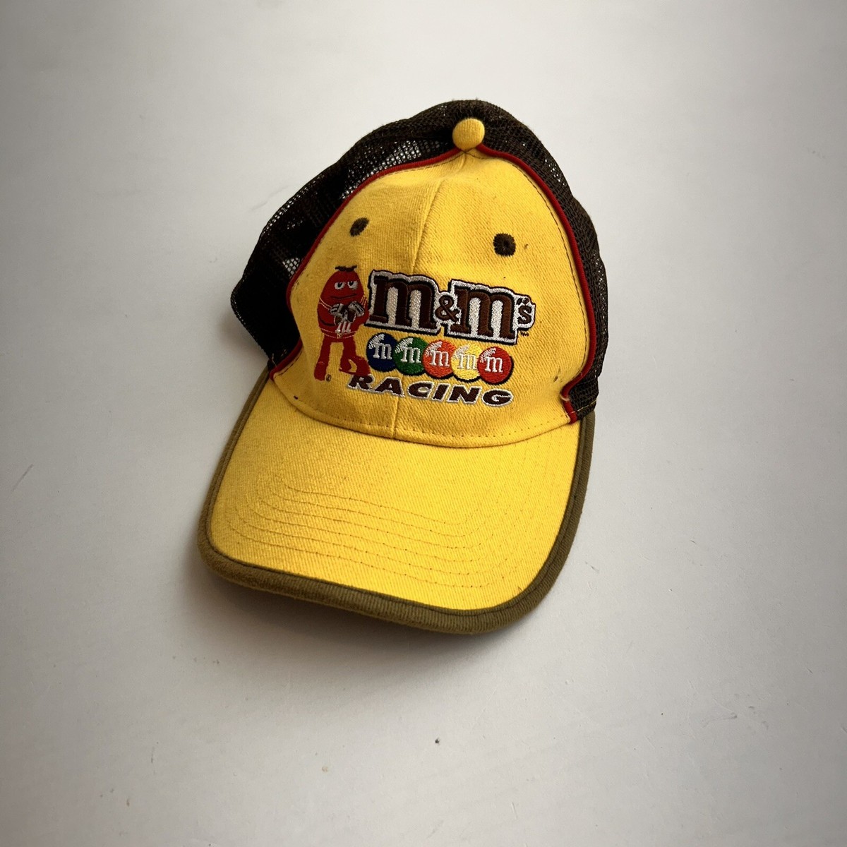 M&Ms Racing Hat Mens Strapback Trucker #18 | eBay