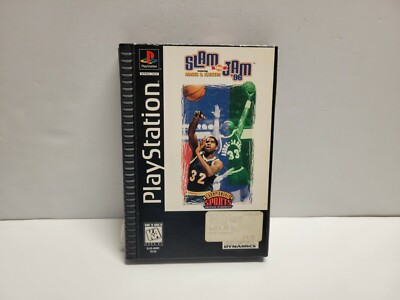Slam 'N Jam '96: feat. Magic & Kareem (PlayStation) PS1 Longbox Complete TESTED