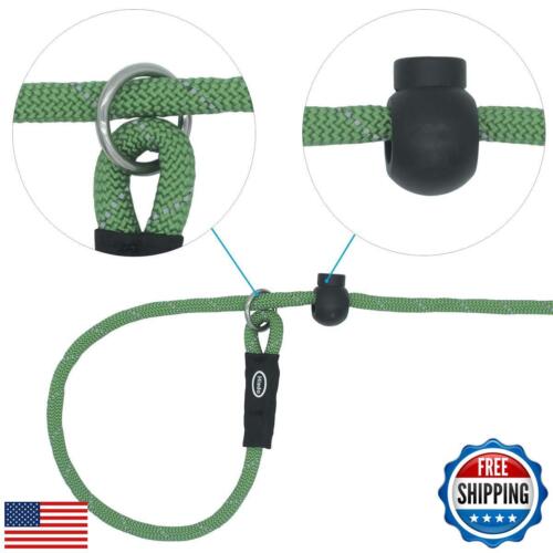 Hiado Slip Lead Dog Leash Reflective with Stopper Loop Rope Training No Pull - Picture 2 of 5