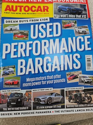 Autocar 23 Aug 2023 - Delta Integrale Restomod - 500 PS Schnäppchen - LEVC TAXI TEST