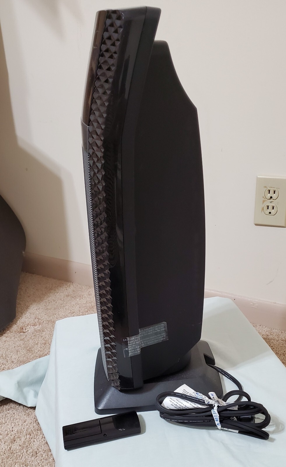 Lasko CT22445 22" Ceramic Tower Heater w/ Remote, Oscillating! For