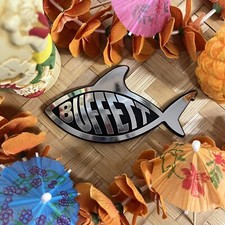 Jimmy Buffett Shark Badge