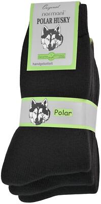 3 Paar sehr warme Polar Husky Winterstrümpfe extrem warm mit Frottee