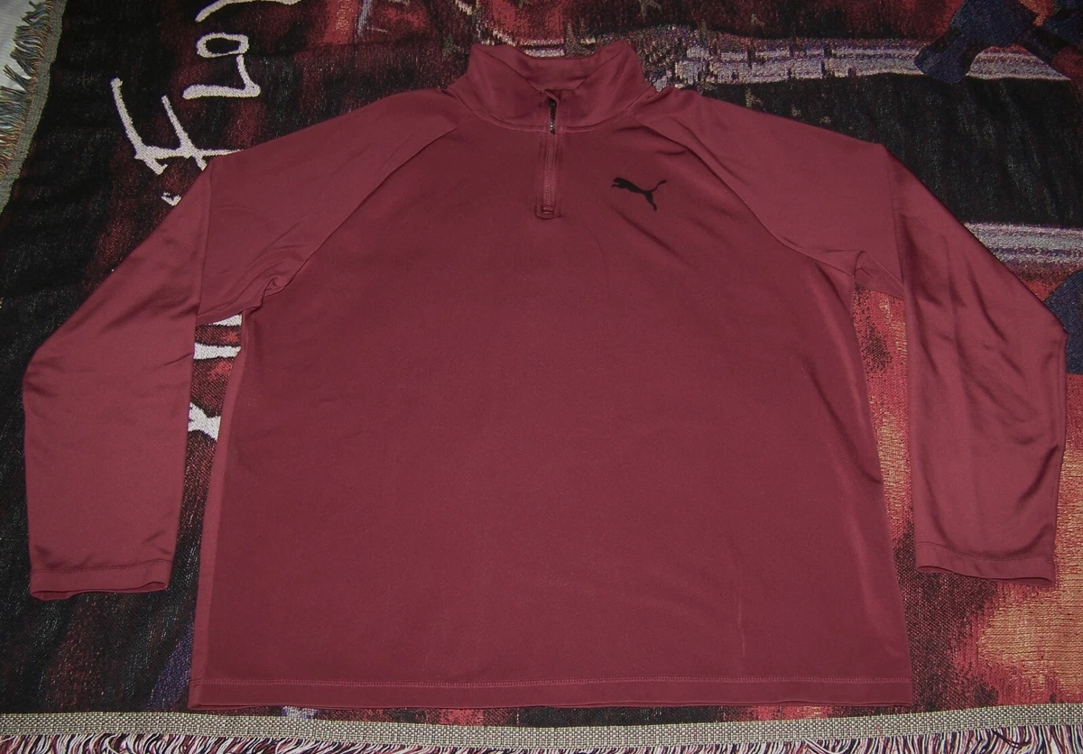 Burgundy puma sweater top