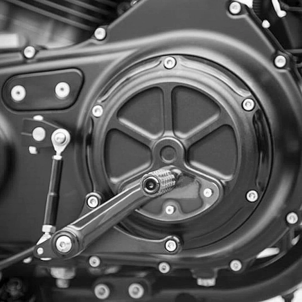 Cubierta Derby Claridad CNC 6 Agujeros Negra Para Harley Sportster XL883N SuperBaja 09-19 Foto 4 de 4