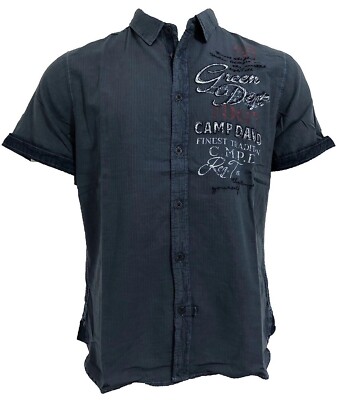 Neu Camp David Herren Hemd CG2304-5696-21 Regular kurzarm kurzärmelig M- XXXL