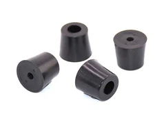 1” Diameter x 3/4” Height Rubber Feet   1" Rubber Bumpers  Various Package Sizes