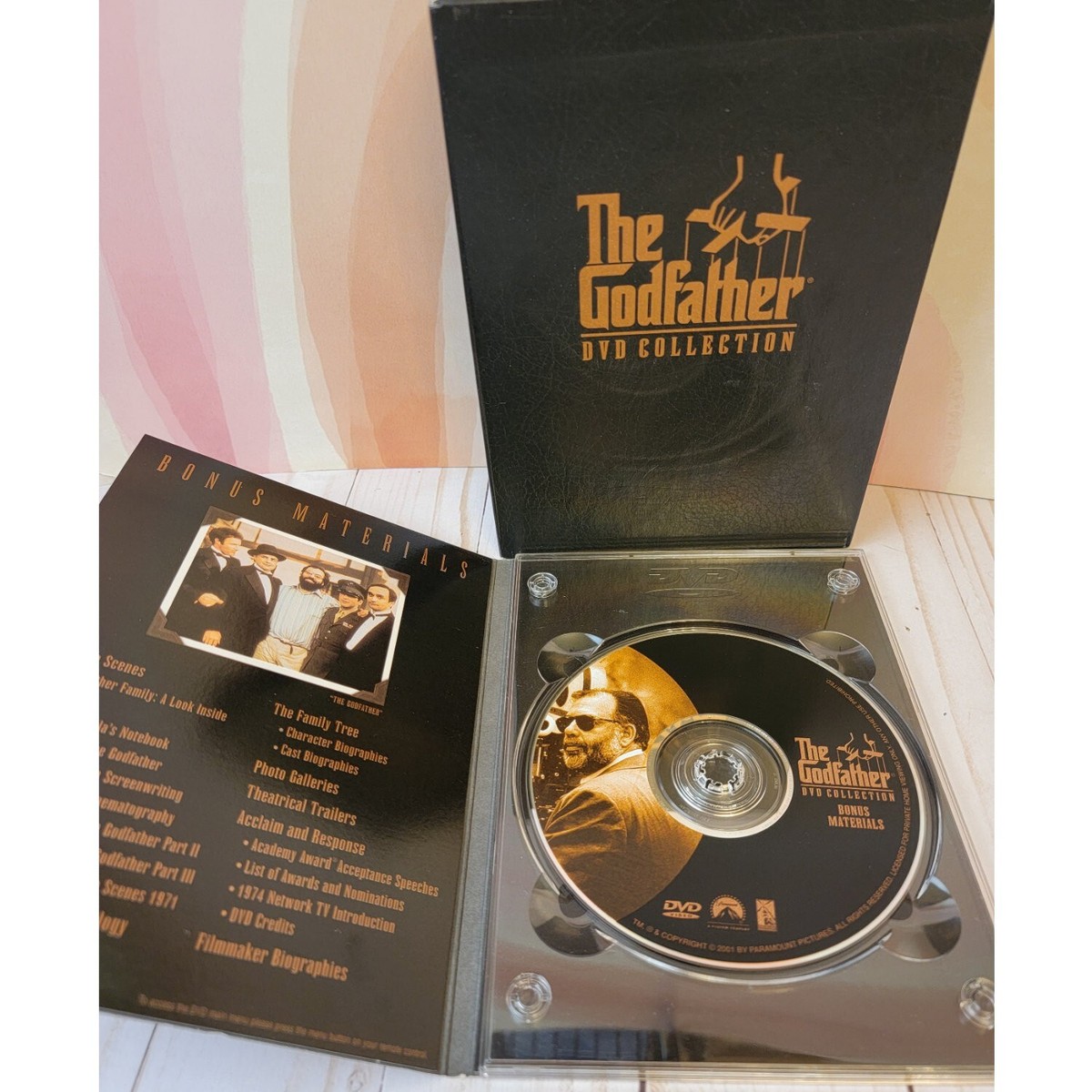 The Godfather Collection Part 5 Disc in Original Box and