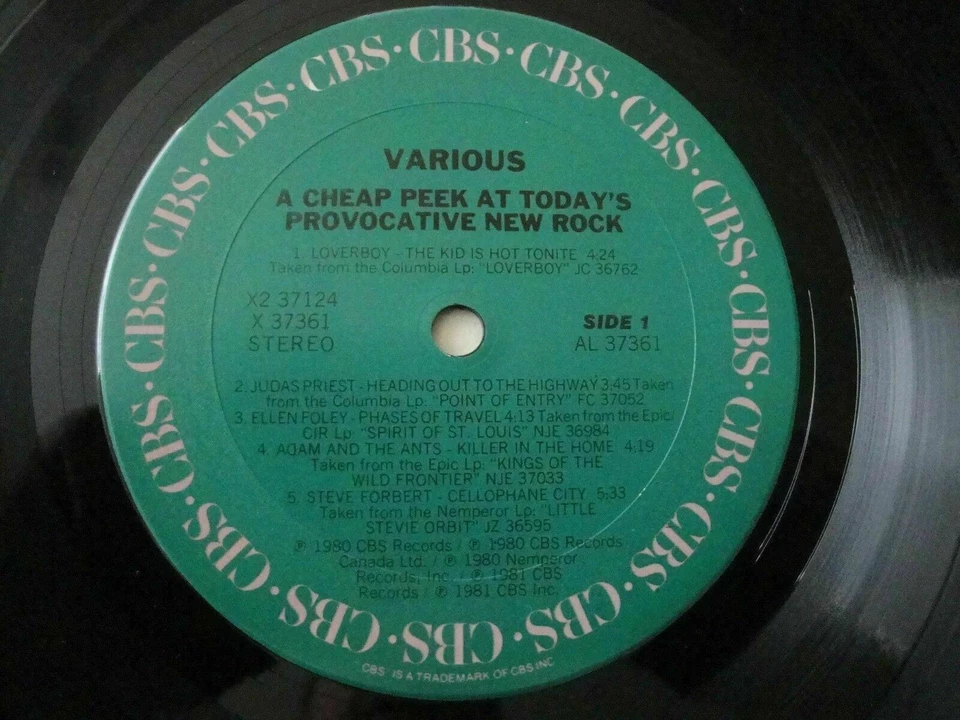 EXPOSED A CHEAP PEEK AT TODAY'S PROVOCATIVE NEW ROCK 2X VINYL LP 1981 CBS RECORD - Image 4 of 4