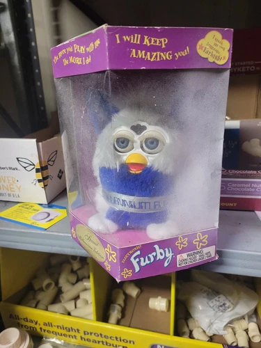 Special Millennium Edition Furby 1999 Blue Gray Limited LE NIB FACTORY SEALED