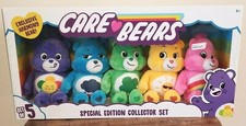 Care Bears Special Edition Collector Set of 5 Exclusive Harmony Bear  NEW  