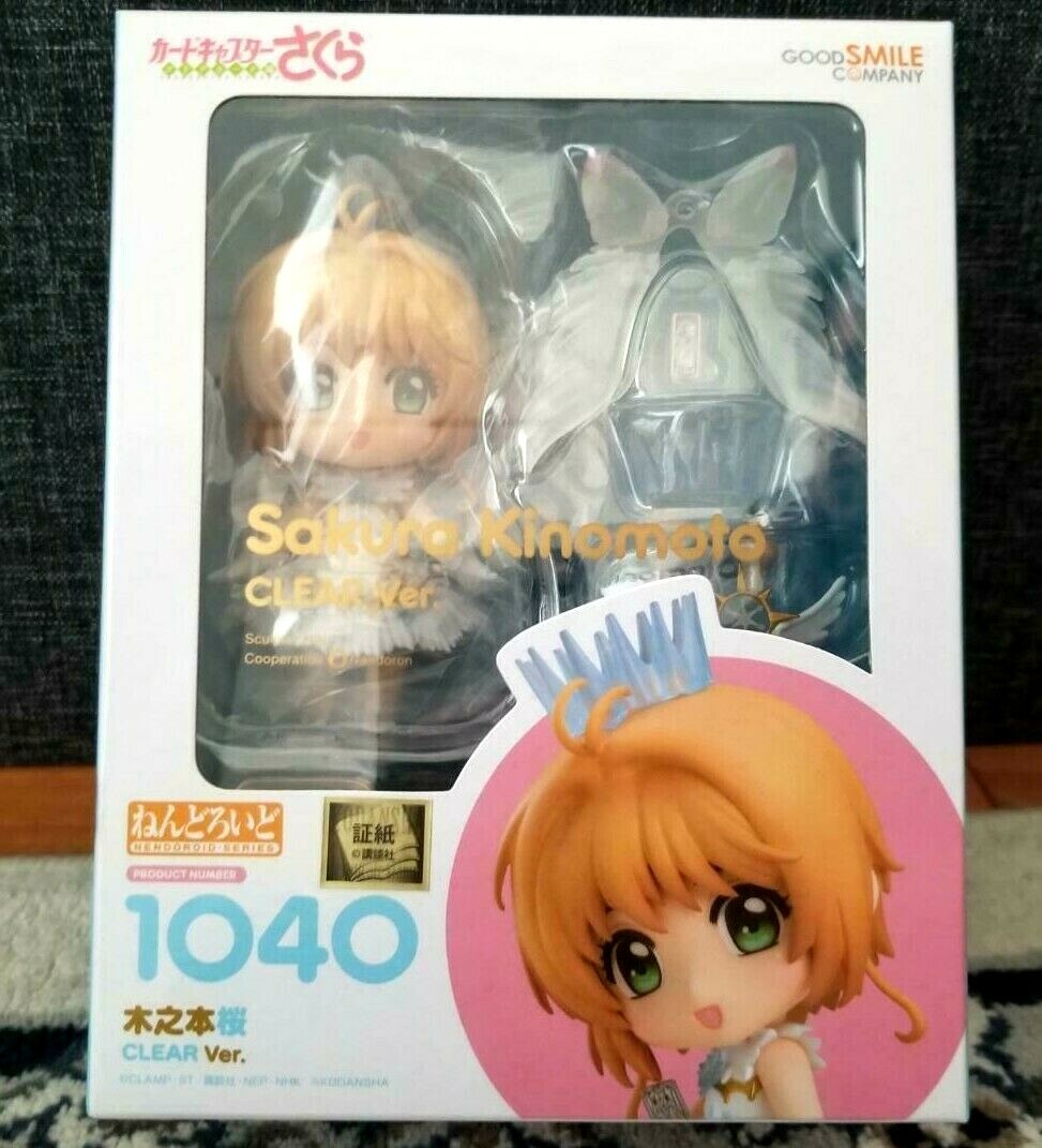 Nendoroid 1040 Card Captor Sakura Kinomoto Clear Ver. Anime Action Figure New JP