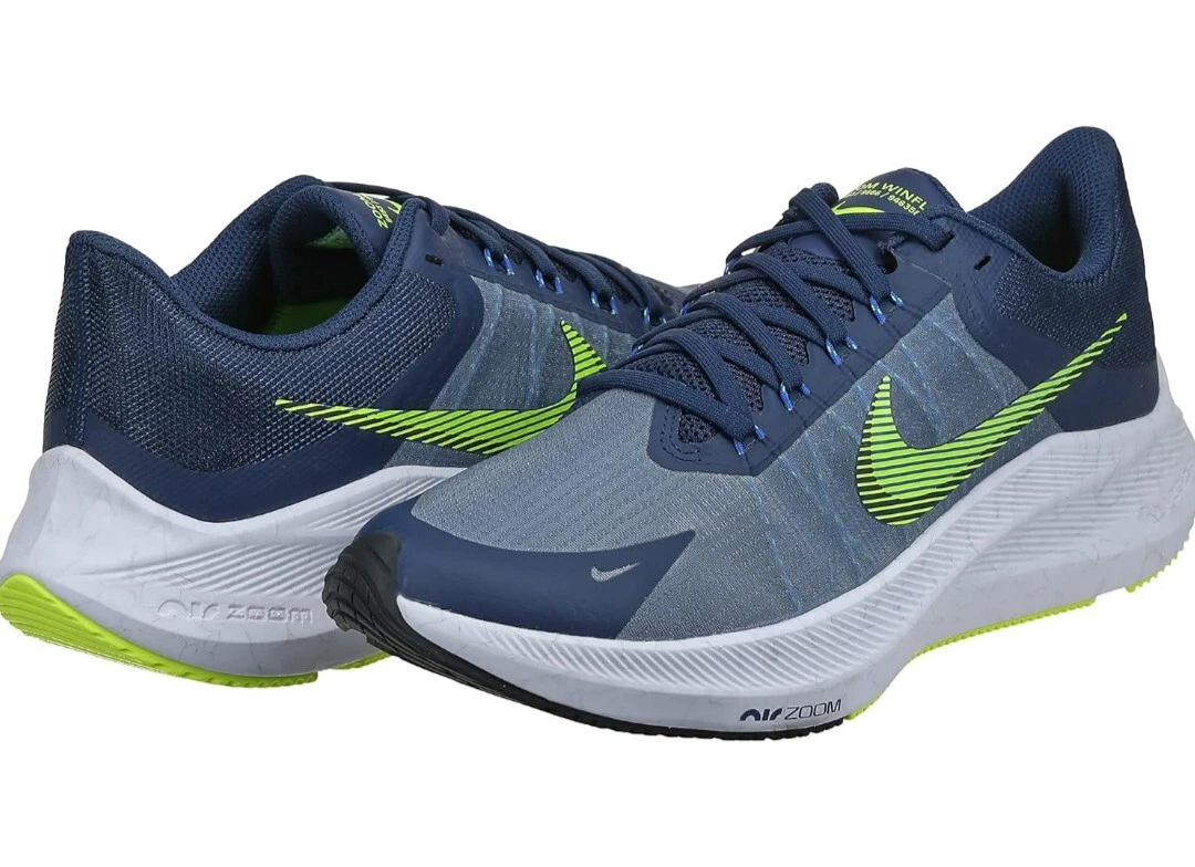 Nike Zoom Winflo 8 Midnight Navy Volt for Sale  display picture 1