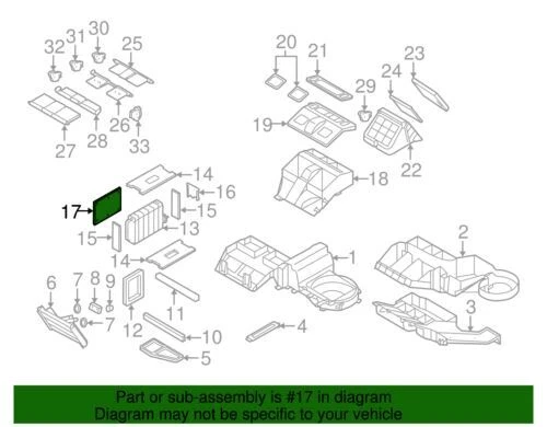 Genuine GM 2002-2004 Chevrolet GMC Oldsmobile Trailblazer EXT LS Filter 52484807 - Image 2 of 2