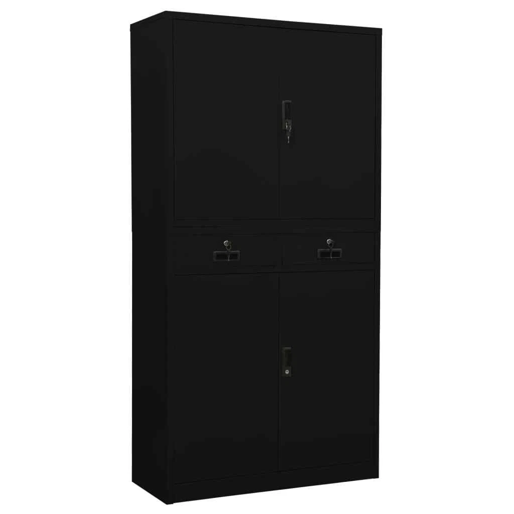 Office cabinet black online