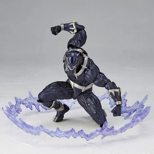 Amazing Yamaguchi Revoltech Black Panther Actionfigur Neu in Box 6 Zoll China Ver - Bild 7 von 15