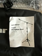InnoGear Tripod Microphone Stand Adjustable Boom Arm With Carry Bag Clip