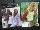 WOMEN / FAMILY KNIT / CROCHET PATTERN BOOK/LEAFLETS ~ LOT OF 32 ~ SEE LIST — photo 9