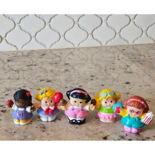 Fisher Price Little People Girls Sara Lynn Sonya Lee Maggie Vintage Early 2000's