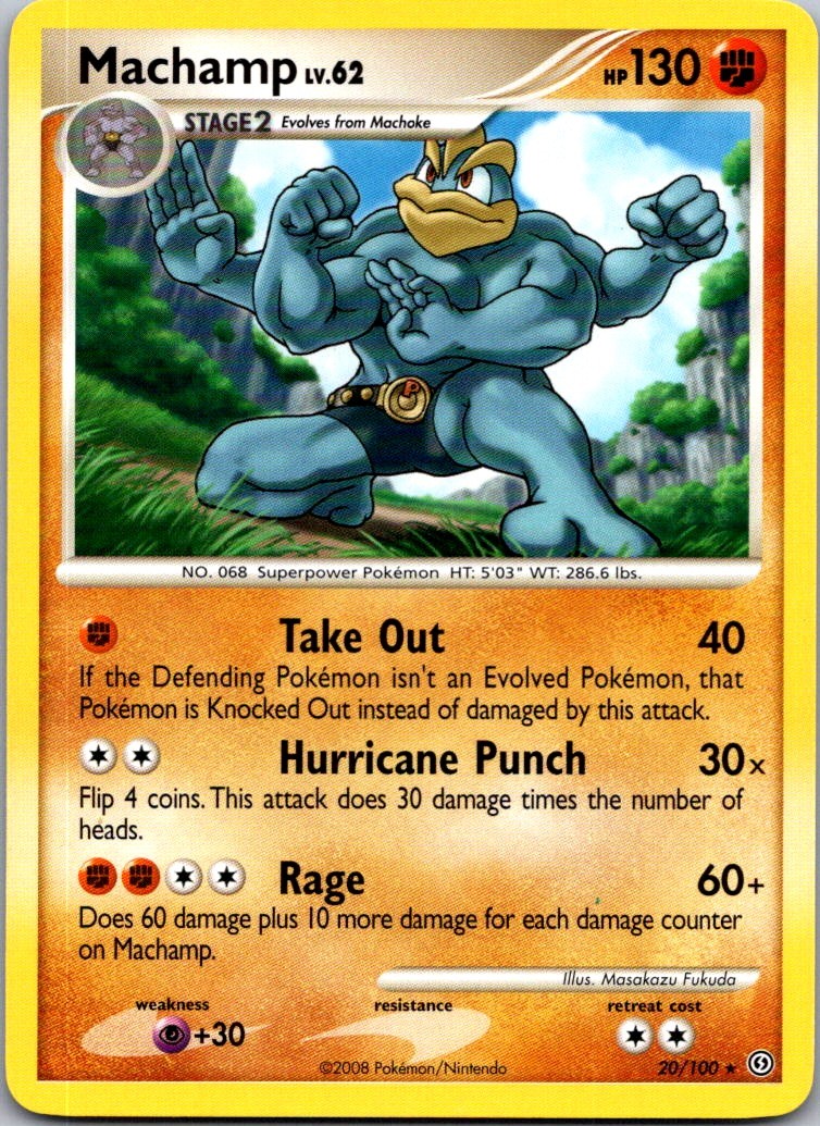 Machamp 20/100 Stormfront Rare LP