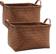 Woven Storage Basket、Large Wicker Storage Baskets、Baskets for Shelves、Dirty Clot