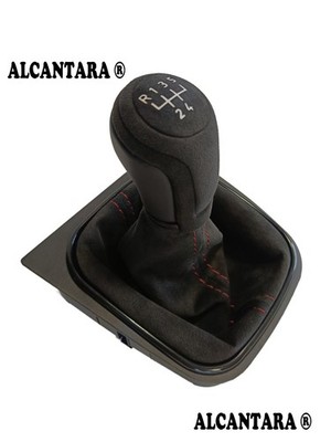 FÜR VW GOLF 5 6 EOS SCIROCCO 3 SCHALTSACK SCHALTKNAUF ALCANTARA   5 GANG RKPN3