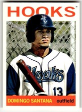 2013 Topps Heritage Minor League #59 Domingo Santana Corpus Christi Hooks