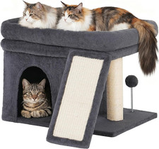 Cat Tree for Large Cats, 20x16.5 Perch Bed for Adult Senior Cats 14" Cat Tree