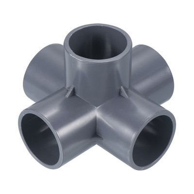 1 1/4'' 1pc 5 Wege Winkelstück Rohrfitting UPVC Gelenk Kupplung Schlauch Adapter