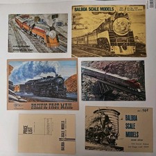 (5) Vtg. HO Brass Catalogs PFM 13th ed. Hallmark No. 2 and 3, Balboa 2nd & 5th