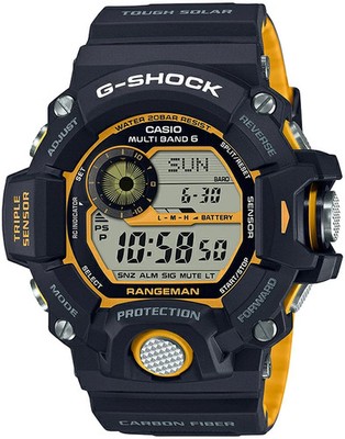 Casio G-SHOCK GW-9400YJ-1JF JDM Rangeman Triple Sensor Solar Radio Watch