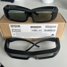 Epson 3D Brille ELPGS01 – Neu – 2 Stück (1x OVP, 1x ohne Verpackung)