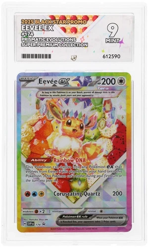Eevee EX | UPC Prismatic Evolution | 4/102 | MINT 9 | Ace | NOT PSA