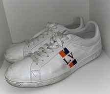 Louis Vuitton Luxembourg Sneaker White Leather US Size 9.5 Mens