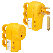 NEMA 6-50 Welder Plug  Connector Set, 50 Amp 3-Prong 250 Volt Heavy Duty 2-In-1