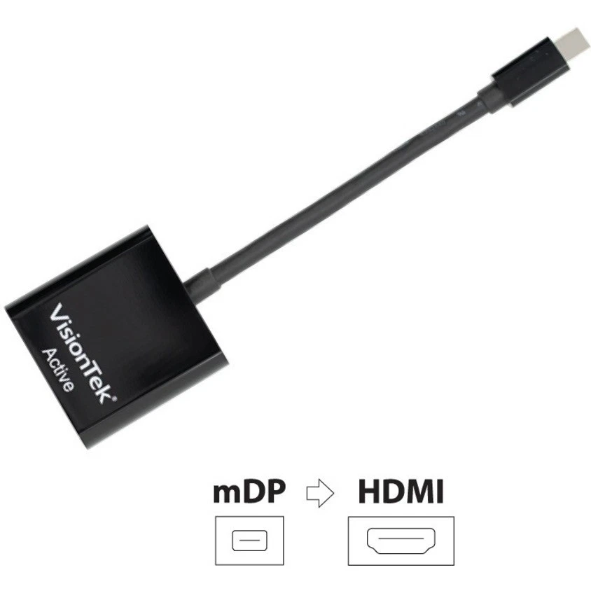 VisionTek Mini DisplayPort to HDMI 4K Active Adapter, Male to Female, for - Image 3 of 4