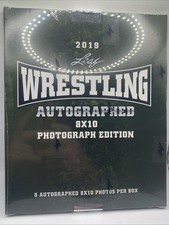 2019 Leaf Wrestling Autographed 8x10 Photograph Edition Factory Sealed Box 
