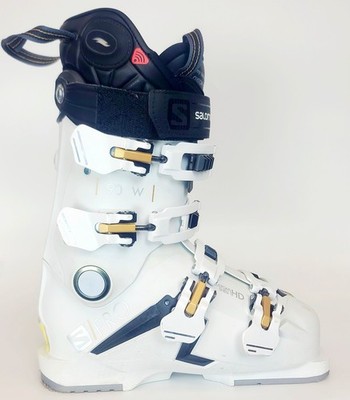 Used $600 Women's Salomon S/Pro 90 W Ski Boots White Sizes 4 5 6 7 8