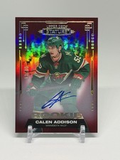 2021-22 Upper Deck Stature Rookies Red /35 Calen Addison #113 Auto