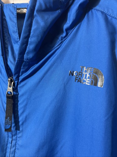 The North Face Boys Flurry Wind Hoodie Jacket Size XL 18 20 Blue WindWall Tech - Picture 2 of 10