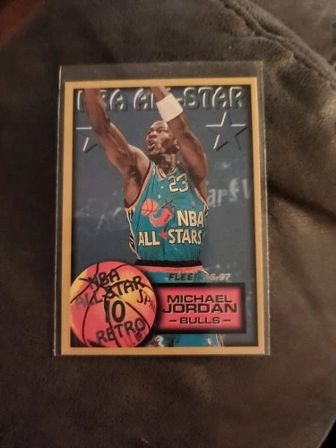 1996-97 Fleer Michael Jordan NBA All-Star Retro #282 Chicago Bulls NBA