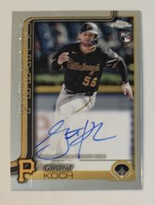 GRANT KOCH RC 2025 Topps Chrome - Rookie Autographs #RA-GKO Pirates