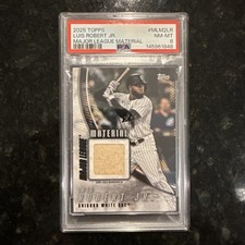 2025 Topps PSA 8 Series 2 Luis Robert Jr. Major League Material Relic 