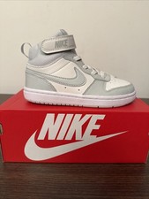 NEW Nike Court Borough Mid PSV Silver White Size 11C
