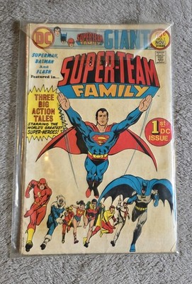 DC Comics Super-Team Family #1 1975 Comic Book 1st Issue