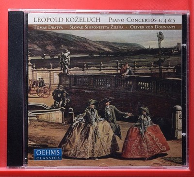 Leopold Koželuch Piano Concertos 1 4 & 5 - Tomas Dratva - Oehms OC 588 - CD