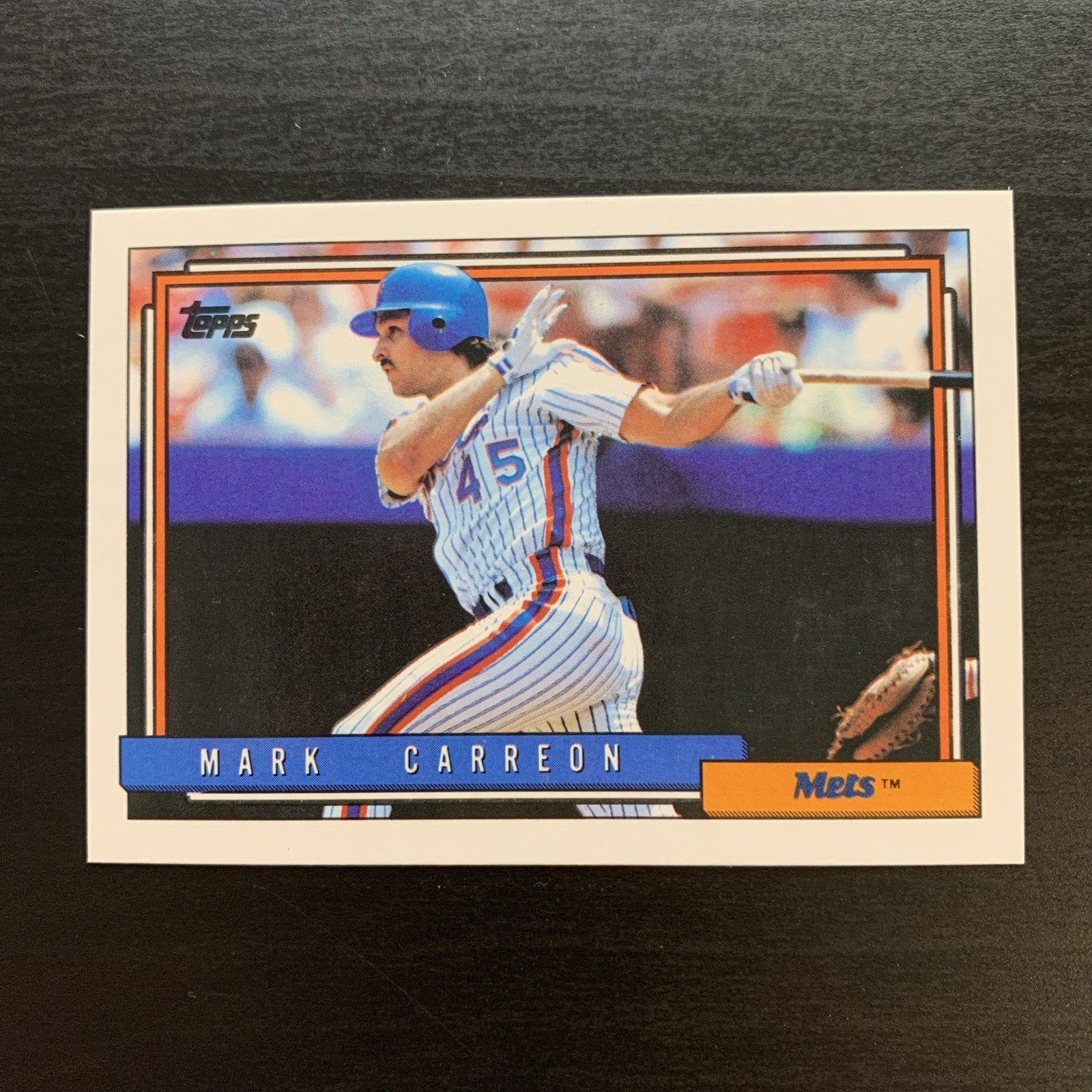 1992 Topps Mark Carreon New York Mets #111