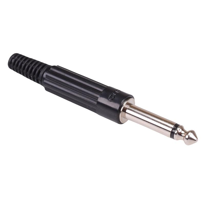 FM1022 6.35mm 1/4"" Mono Unscreened Jack Plug Strain Relief CLIFF