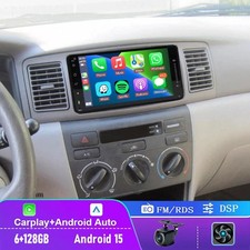 7 6128gb For Toyota Corolla 2002-2006 Car Radio Carplay Android Auto Head Unit