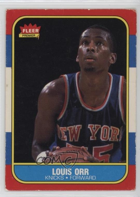 1986-87 Fleer Louis Orr #83 0e6z